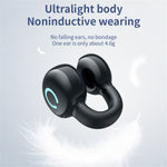YX09 Clip-On Enkeltøre Bluetooth-kompatibelt Headset Stereo Business-stil Trådløse Hovedtelefoner