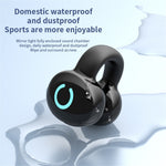 YX09 Clip-On Enkeltøre Bluetooth-kompatibelt Headset Stereo Business-stil Trådløse Hovedtelefoner