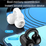 Z28 Bluetooth 5.3 Clip-on Single Ear Headphone Noise Canceling Wireless Earphone