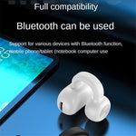 Z28 Bluetooth 5.3 Clip-on Single Ear Headphone Noise Canceling Wireless Earphone