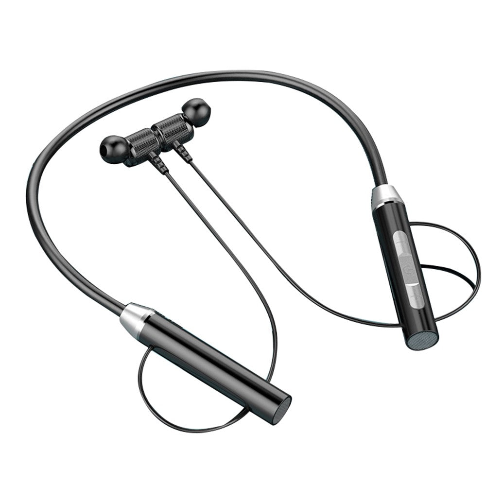Trådlösa halshängande hörlurar Magnetiska sporthörlurar med Bluetooth-kompatibla nackband
