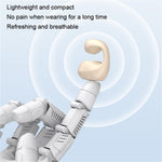 V50 Single-Ear Headset Bluetooth-compatible Wireless Bone Conduction Clip-on Headphone Sport Running Earphone
