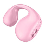 V50 Single-Ear Headset Bluetooth-compatible Wireless Bone Conduction Clip-on Headphone Sport Running Earphone