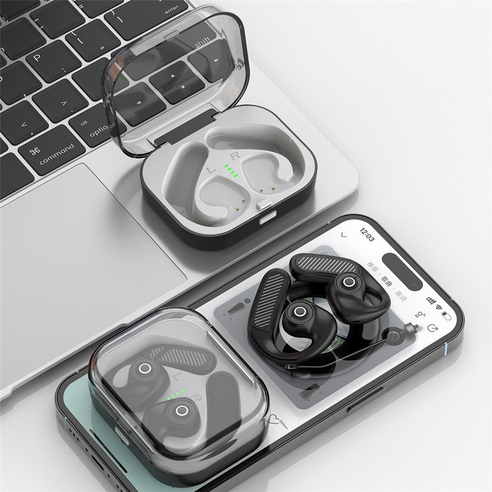 K23 Open Ear Headphone Wireless Air Bone Conduction Earphones TWS Bluetooth-compatible 5.3 Ear Clip Earbuds