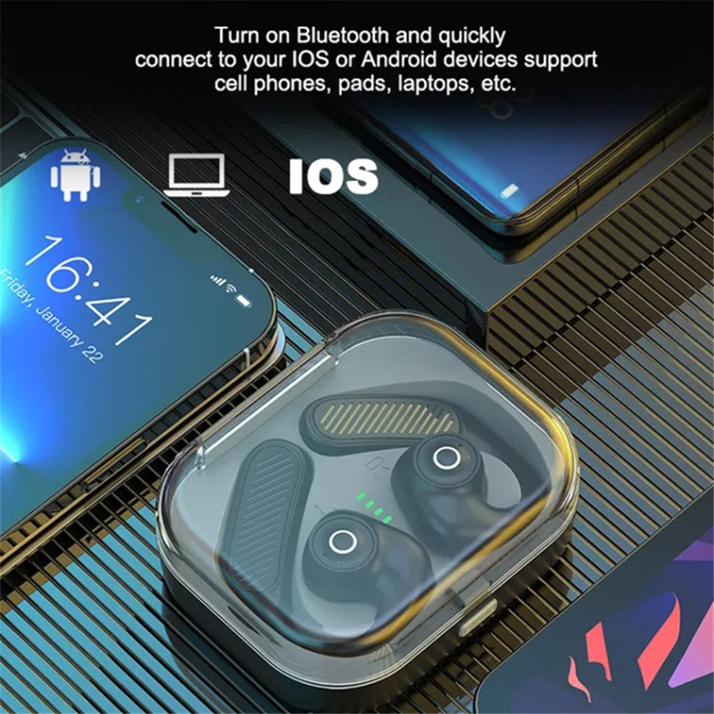 K23 Open Ear Headphone Wireless Air Bone Conduction Earphones TWS Bluetooth-compatible 5.3 Ear Clip Earbuds