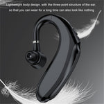 Q12 90mAh batteri enkeltøre trådløst Bluetooth-kompatibelt ørekrog-headset Forretning Sport Musikopkald høretelefon
