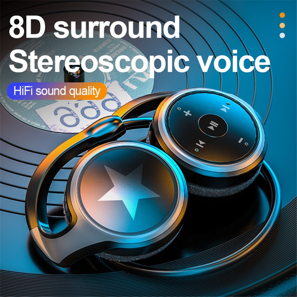 A23 Dubbelöra Halshängande Stereo Sporthörlurar TWS Trådlösa Bluetooth-kompatibla Hörlurar med Mikrofon