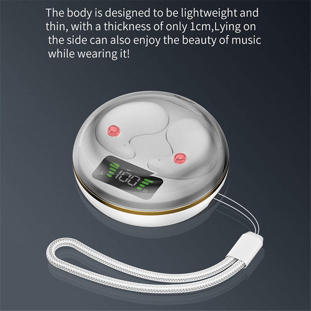 J1 Invisible Sleep Earbuds Wireless Bluetooth-compatible 5.3 Noise Canceling Headphones for Side Sleepers