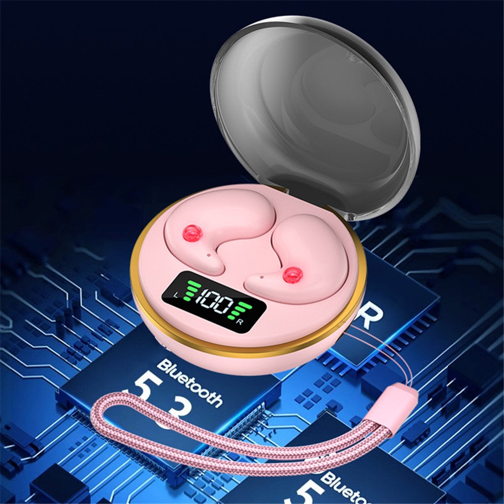 J1 Invisible Sleep Earbuds Wireless Bluetooth-compatible 5.3 Noise Canceling Headphones for Side Sleepers
