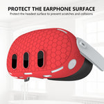 For Meta Quest 3 Protective Case VR Headset Anti-slip Anti-drop Silicone Cover