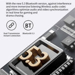 S47 TWS Earphones Bluetooth-compatible 5.3 Wireless Earbuds with Digital Display Charging Case