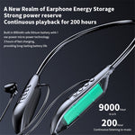 M518P Neckband Wireless Earphone Bluetooth-compatible 5.3 Magnetic Neck Hanging Headphone Sports Headset