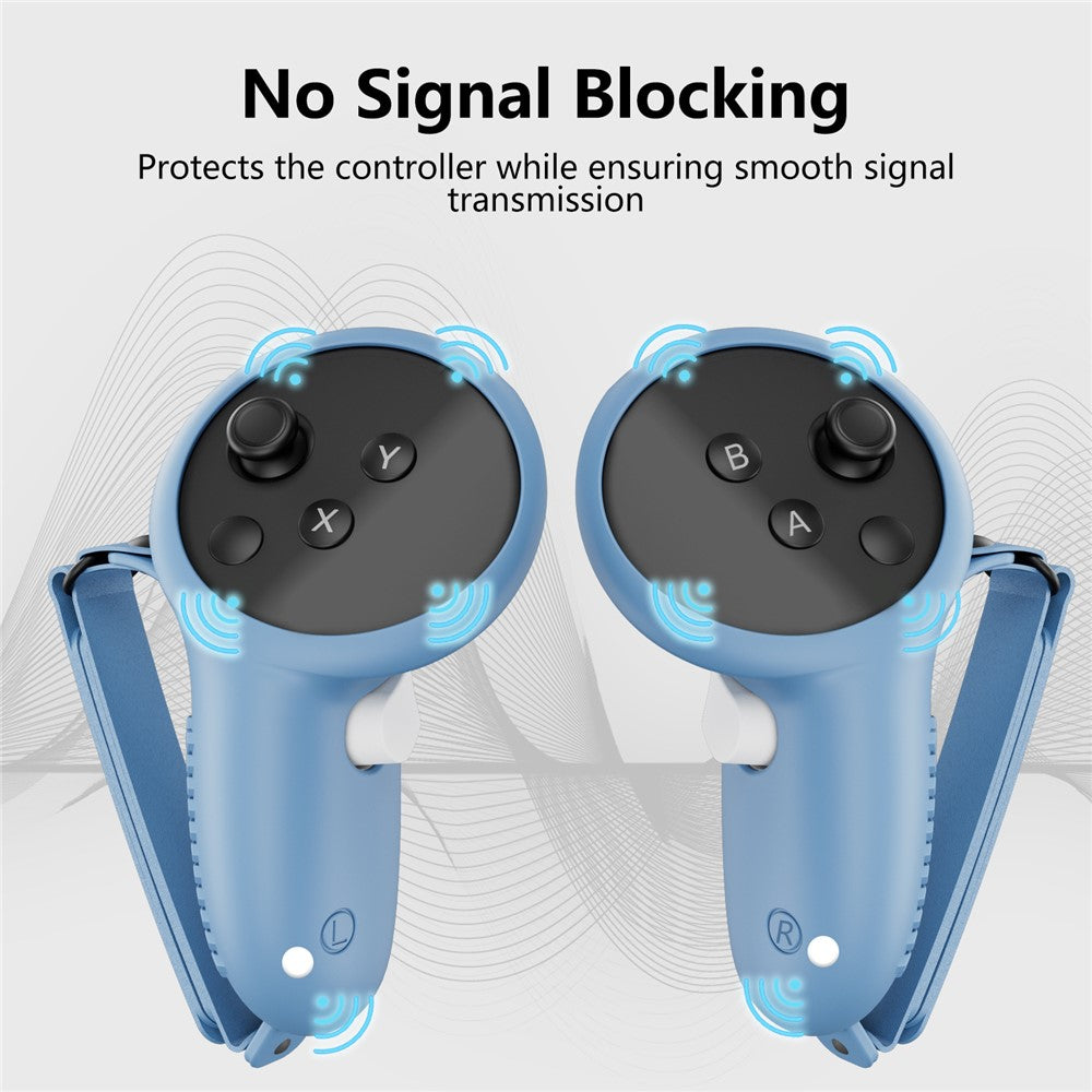 JYS JYS-MQ013 1 Pair for Meta Quest 3 Touch Controller Cover Anti-skid Silicone Protective Case