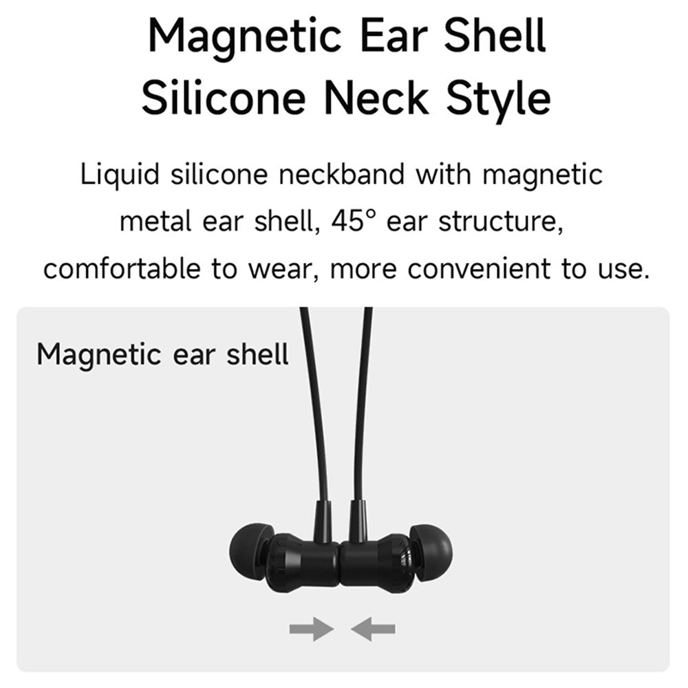 DEVIA Kintone Series Neckband Sport Wireless Earphone Metal Magnetic Bluetooth-compatible Headphone