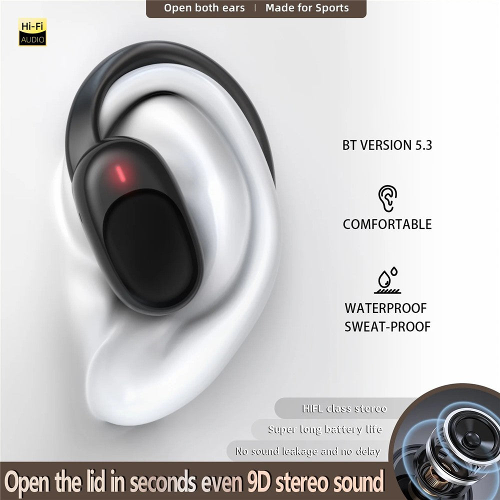 JM05 OWS Air Conduction Bluetooth-kompatible hovedtelefoner Trådløse HiFi Sportshøretelefoner
