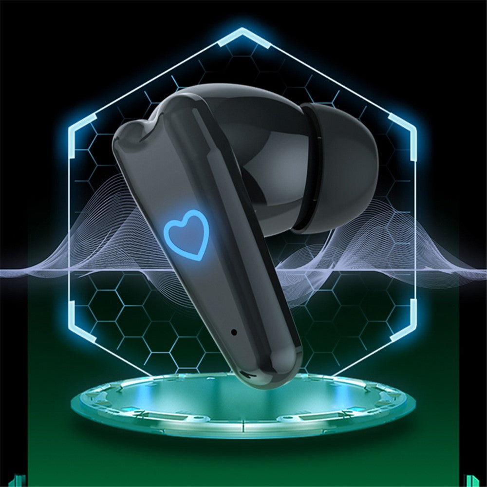 i6 Touch Control Bluetooth-compatible 5.3 TWS Earphones with Heart Shape Charging Case