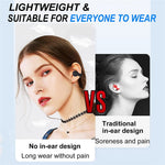 JX80 TWS Bluetooth-compatible 5.3 Ear Clip Earphone Wireless Stereo Music Headset