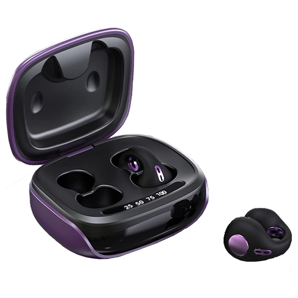 JX80 TWS Bluetooth-compatible 5.3 Ear Clip Earphone Wireless Stereo Music Headset