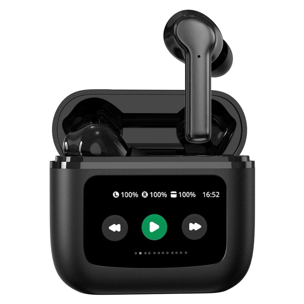 T68pro HiFi Sound In-ear Bluetooth-compatible Earphones with LED Full Color Touch Screen Charging Case, English Version