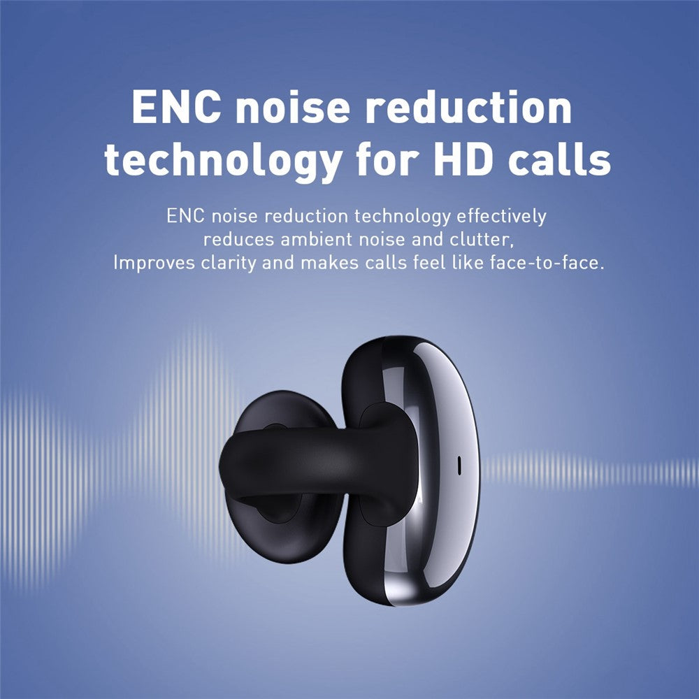 HILEO Hi82 Bluetooth-compatible Headsets Ear Clip-On Earphones Wireless Headphones