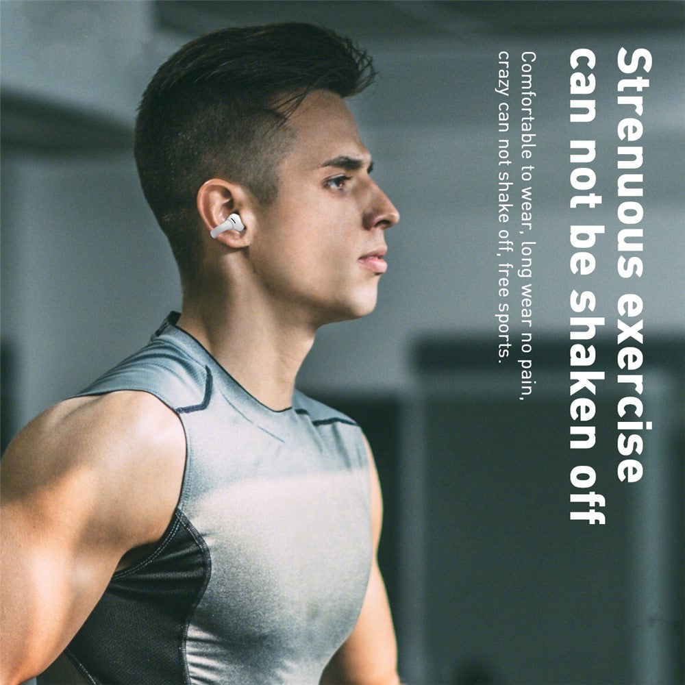 HILEO Hi82 Bluetooth-compatible Headsets Ear Clip-On Earphones Wireless Headphones