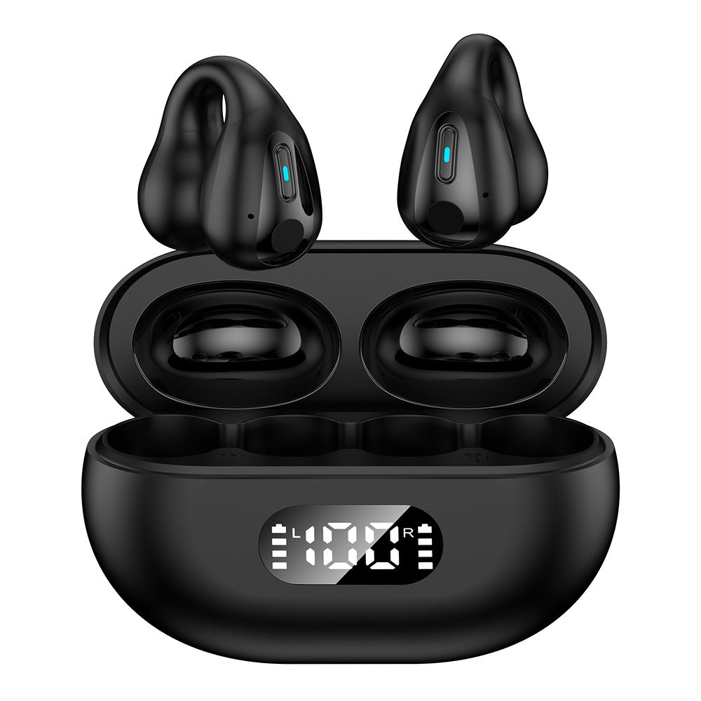 R15 Bluetooth-compatible 5.3 Ear Clip HiFi Earphone Touch Control Music Gaming Headset