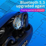 R15 Bluetooth-compatible 5.3 Ear Clip HiFi Earphone Touch Control Music Gaming Headset
