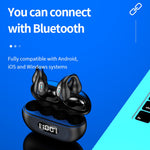 R15 Bluetooth-compatible 5.3 Ear Clip HiFi Earphone Touch Control Music Gaming Headset