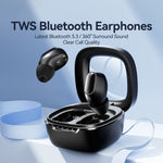 ESSAGER HiFi Stereo Sound In-ear Wireless Headphones Bluetooth-compatible 5.3 TWS Earphones