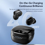 ESSAGER HiFi Stereo Sound In-ear Wireless Headphones Bluetooth-compatible 5.3 TWS Earphones