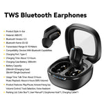 ESSAGER HiFi Stereo Sound In-ear Wireless Headphones Bluetooth-compatible 5.3 TWS Earphones