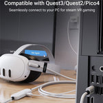 SYNTECH M32C1-5 5M VR Headset Charging Cable for Meta Quest 3S / 3 / 2 Fast Charging Cord 18W USB 3.0