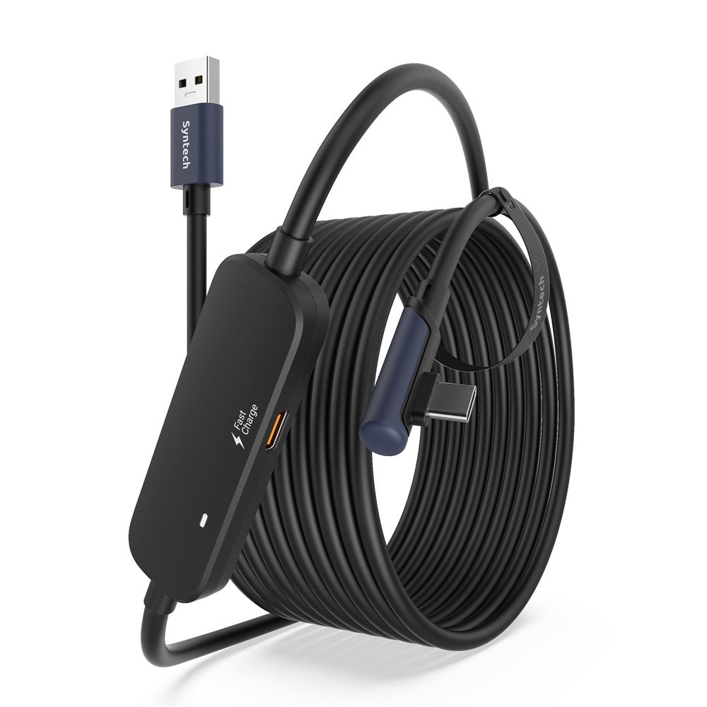 SYNTECH M32C1-5 5M VR Headset Charging Cable for Meta Quest 3S / 3 / 2 Fast Charging Cord 18W USB 3.0