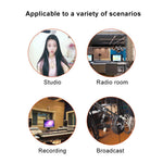 HSP19 360 Degree Rotation Microphone Boom Arm Stand Cantilever Bracket Adjustable Suspension Mic Stand