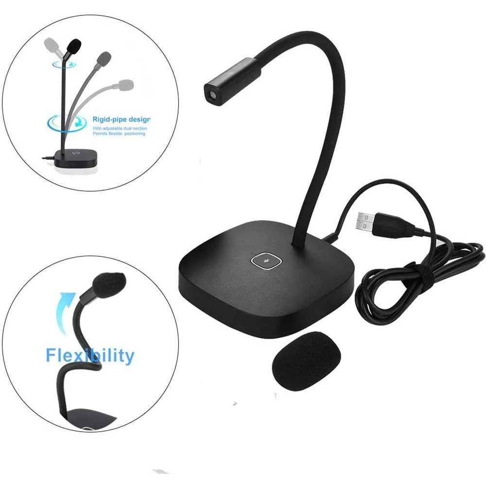 YANMAI G22 Microphone USB Plug Meeting Microphone Desktop Gooseneck USB Capacitive Microphone
