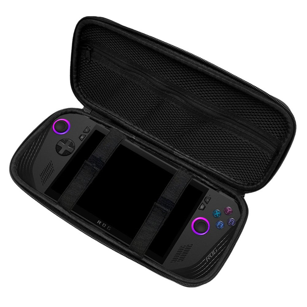 Til Asus ROG Ally X bæretaske hårdfør EVA spilrejseopbevaringsholder med netlomme