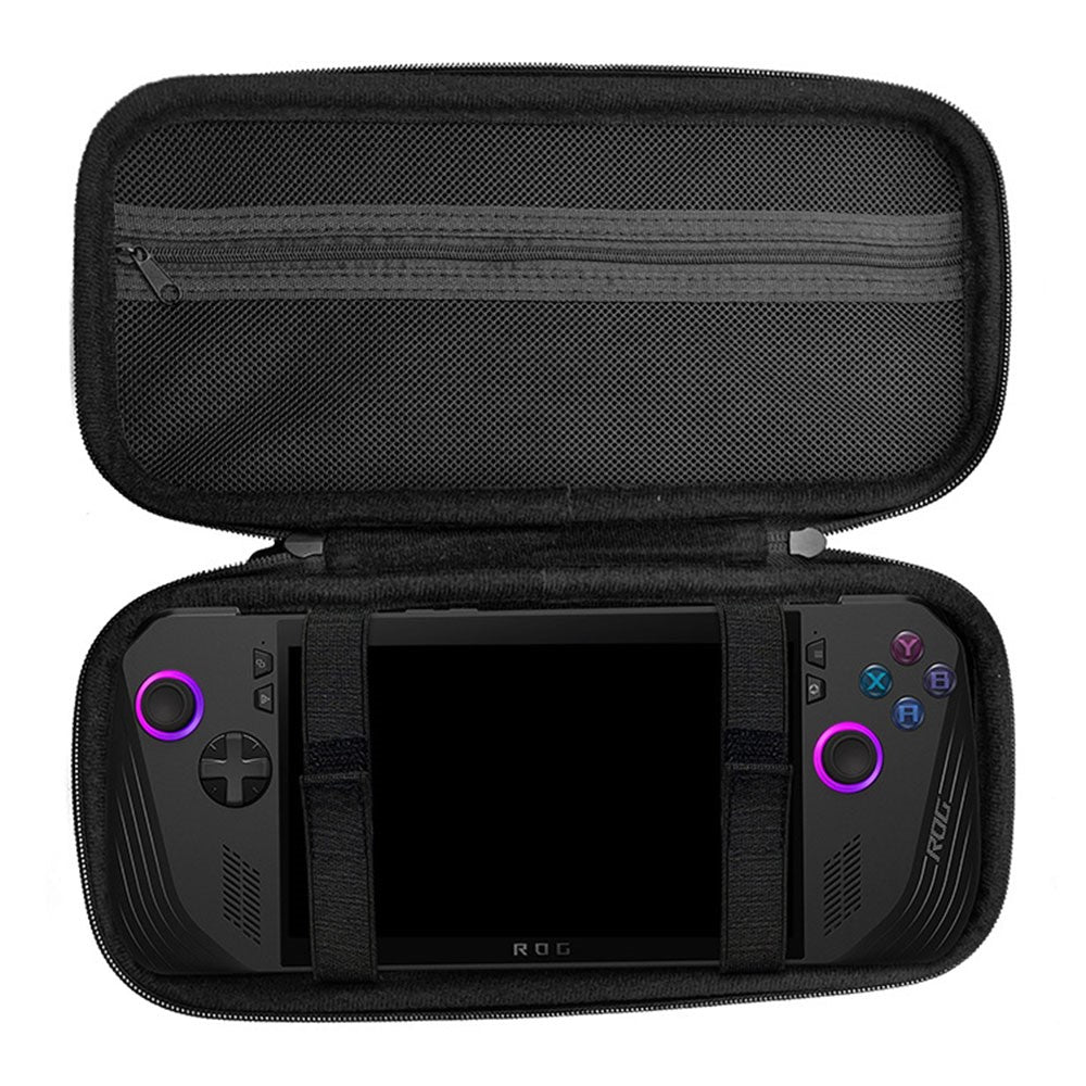 Til Asus ROG Ally X bæretaske hårdfør EVA spilrejseopbevaringsholder med netlomme