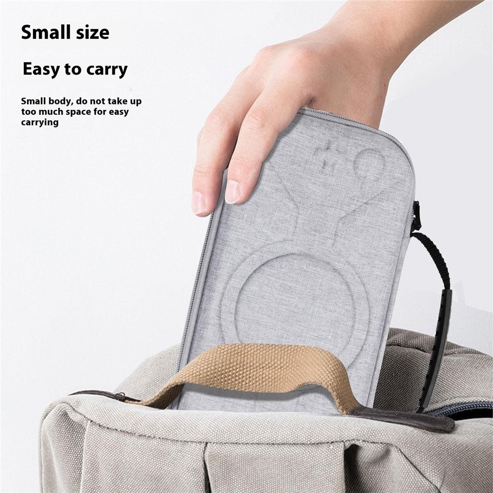 For Nintendo Switch 2 Carrying Case Handheld Game Console Storage Bag EVA Fabric Shockproof Organizer