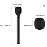 XWJ70 Handheld Microphone Boom Professional Interview Recording Mic Stick for Wireless Lavalier Mics