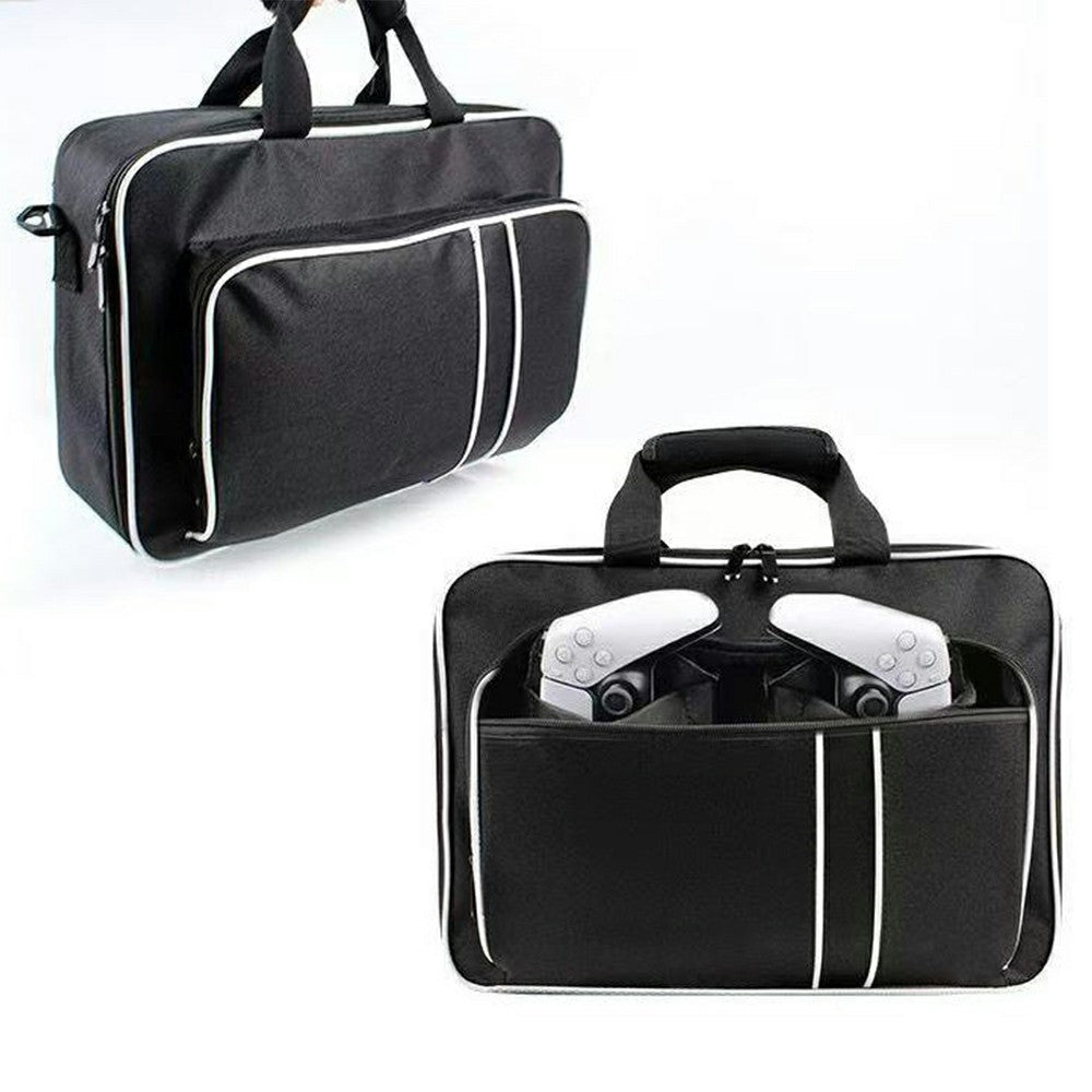 For Sony PlayStation 5 Carrying Case Game Console Portable Storage Bag Handheld Shoulder Strap Gaming Accessories Organizer