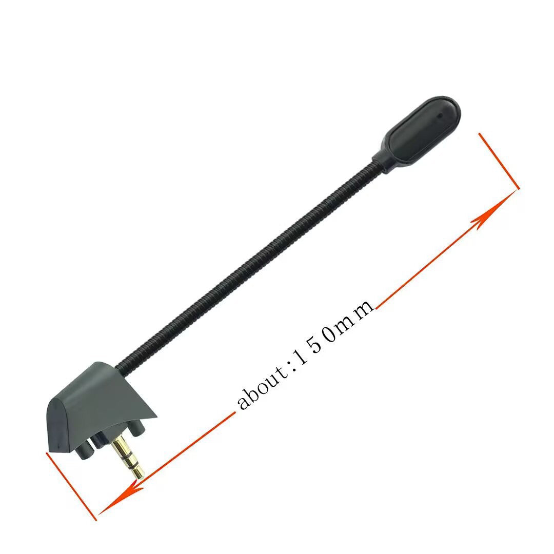 Replacement Noise-Canceling Boom Microphone for Siberia T20 Gaming Headset, Detachable Mic Headphones Accessory