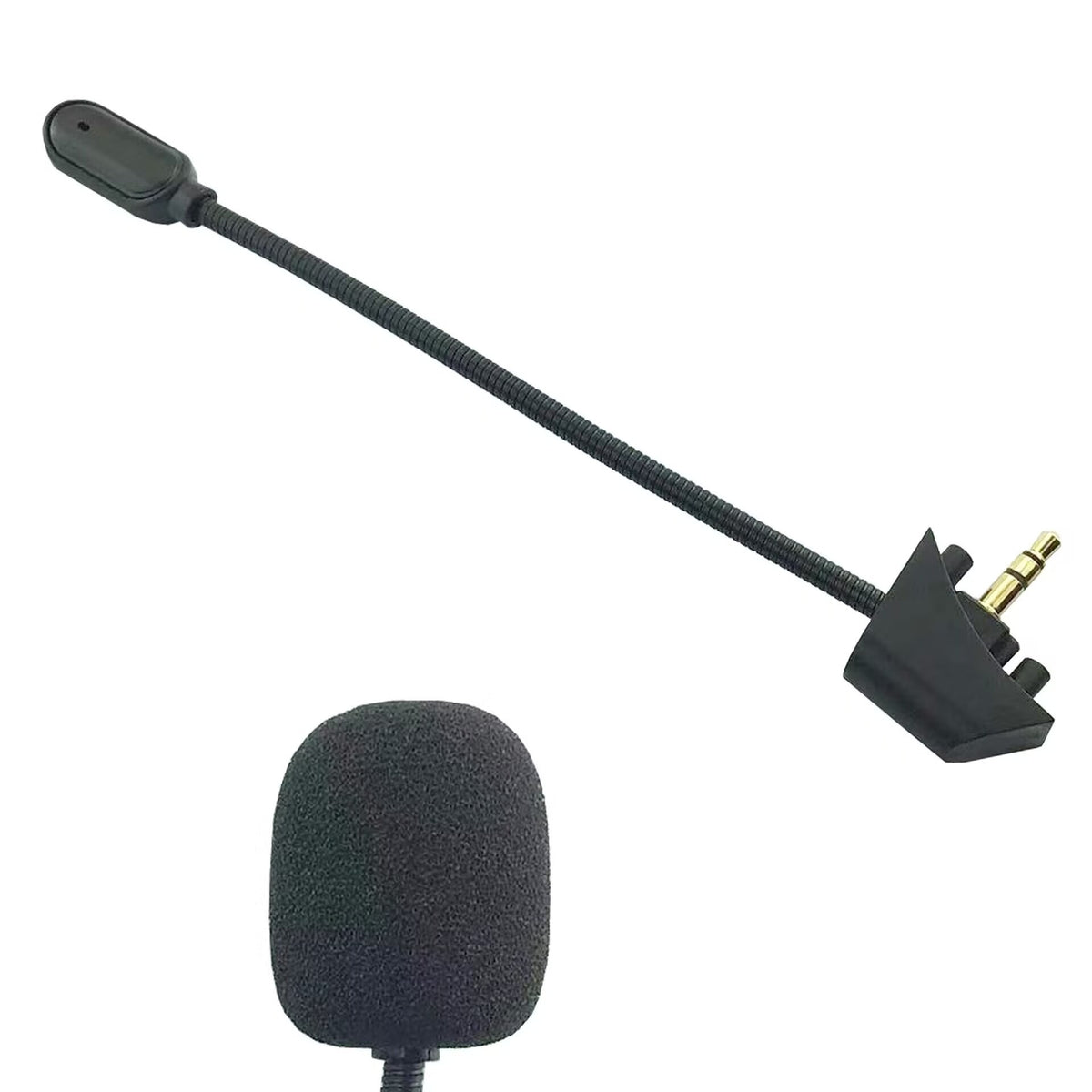 Replacement Noise-Canceling Boom Microphone for Siberia T20 Gaming Headset, Detachable Mic Headphones Accessory