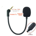 Replacement Noise-Canceling Boom Microphone for ASUS ROG Theta 7.1 Gaming Headset Detachable Mic Arm Accessory