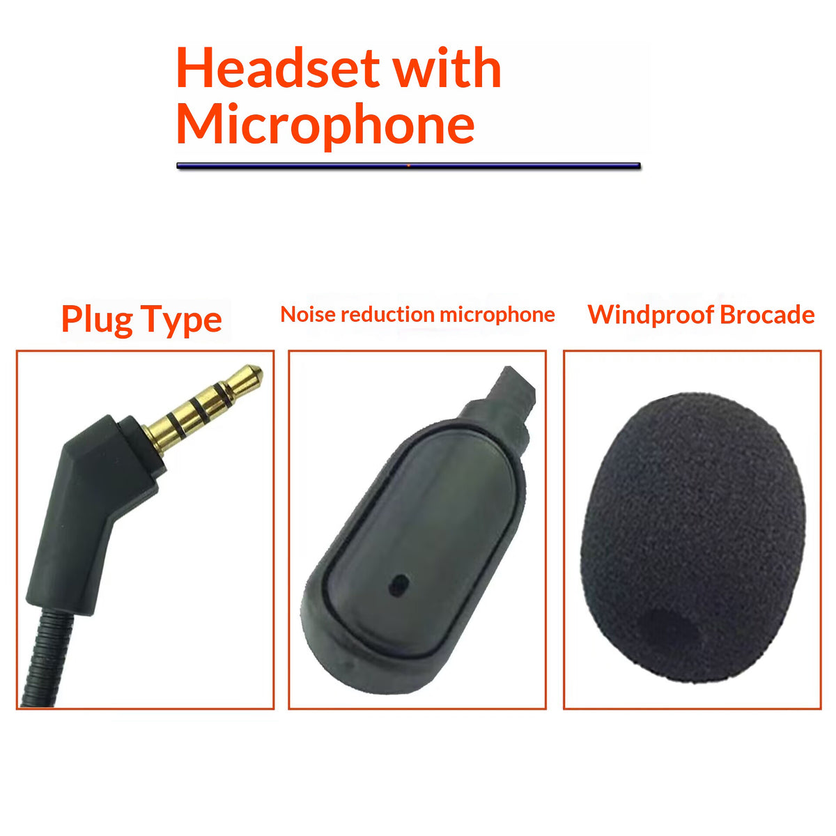 Replacement Noise-Canceling Boom Microphone for ASUS ROG Theta 7.1 Gaming Headset Detachable Mic Arm Accessory