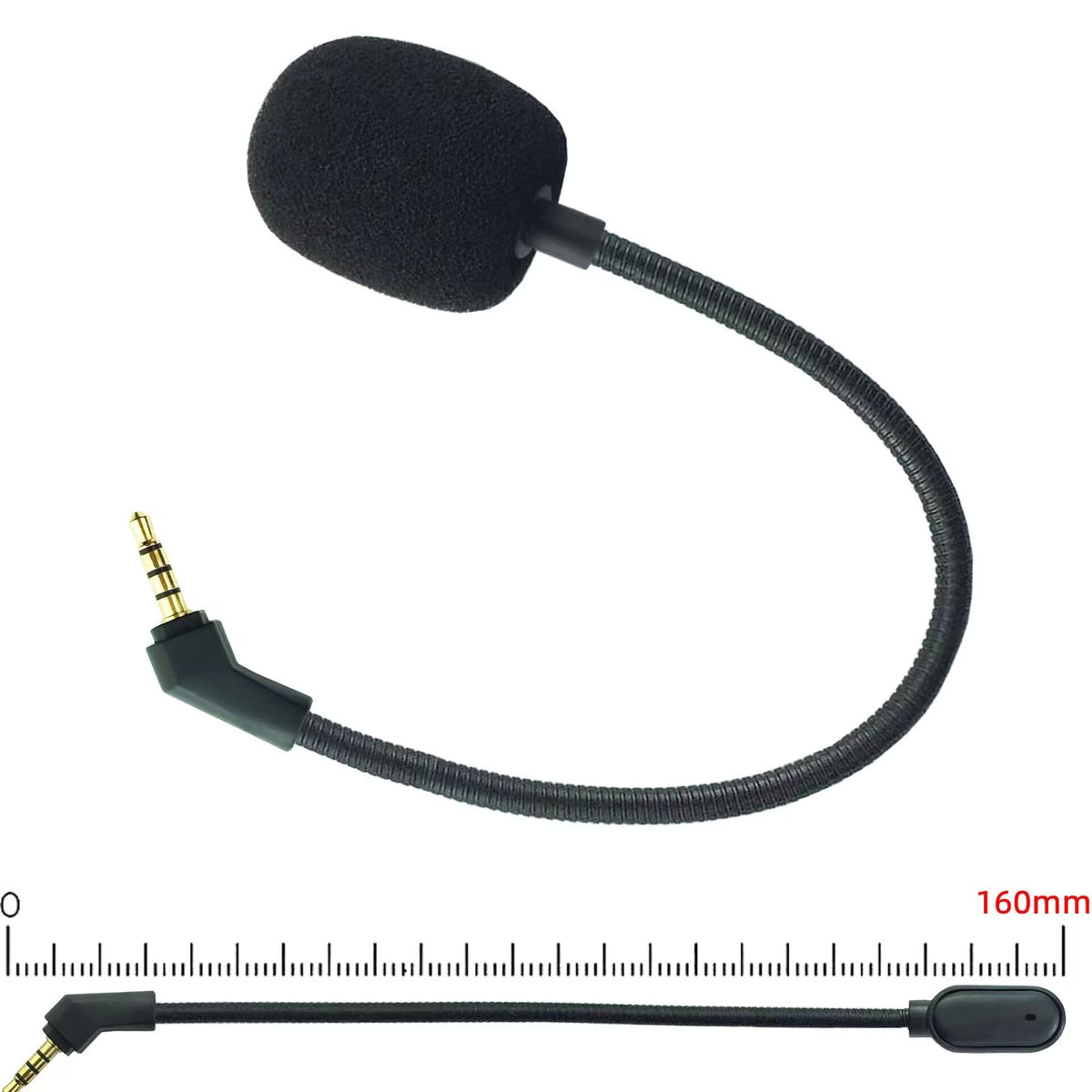 Replacement Noise-Canceling Boom Microphone for ASUS ROG Theta 7.1 Gaming Headset Detachable Mic Arm Accessory
