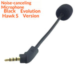 Replacement Microphone for HyperX Cloud Alpha S Gaming Headset Noise Cancelling 3.5mm Boom Flexible Mic