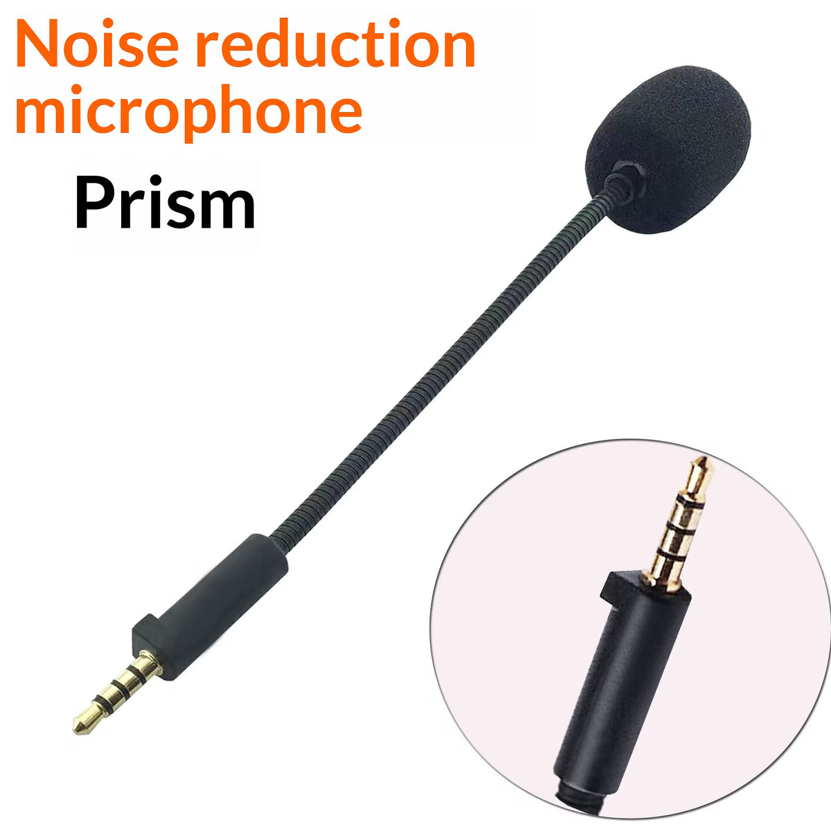 M25 Noise Cancelling Microphone for ASUS ROG Theta 7.1 Gaming Headset Detachable Boom Mic Headphones Accessories