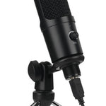 A6 USB Gaming Mikrofon Computer Kondensator PC Mic med Tripod Stand til Streaming Podcast Gaming Vokaloptagelse