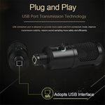 A6+35 Microphone Set USB Wired Unidirectional Microphone External Cardioid Recording Mic Kit with Shock-Proof Clip for Livestreaming/Gaming/Karaoke/Singing/Teaching