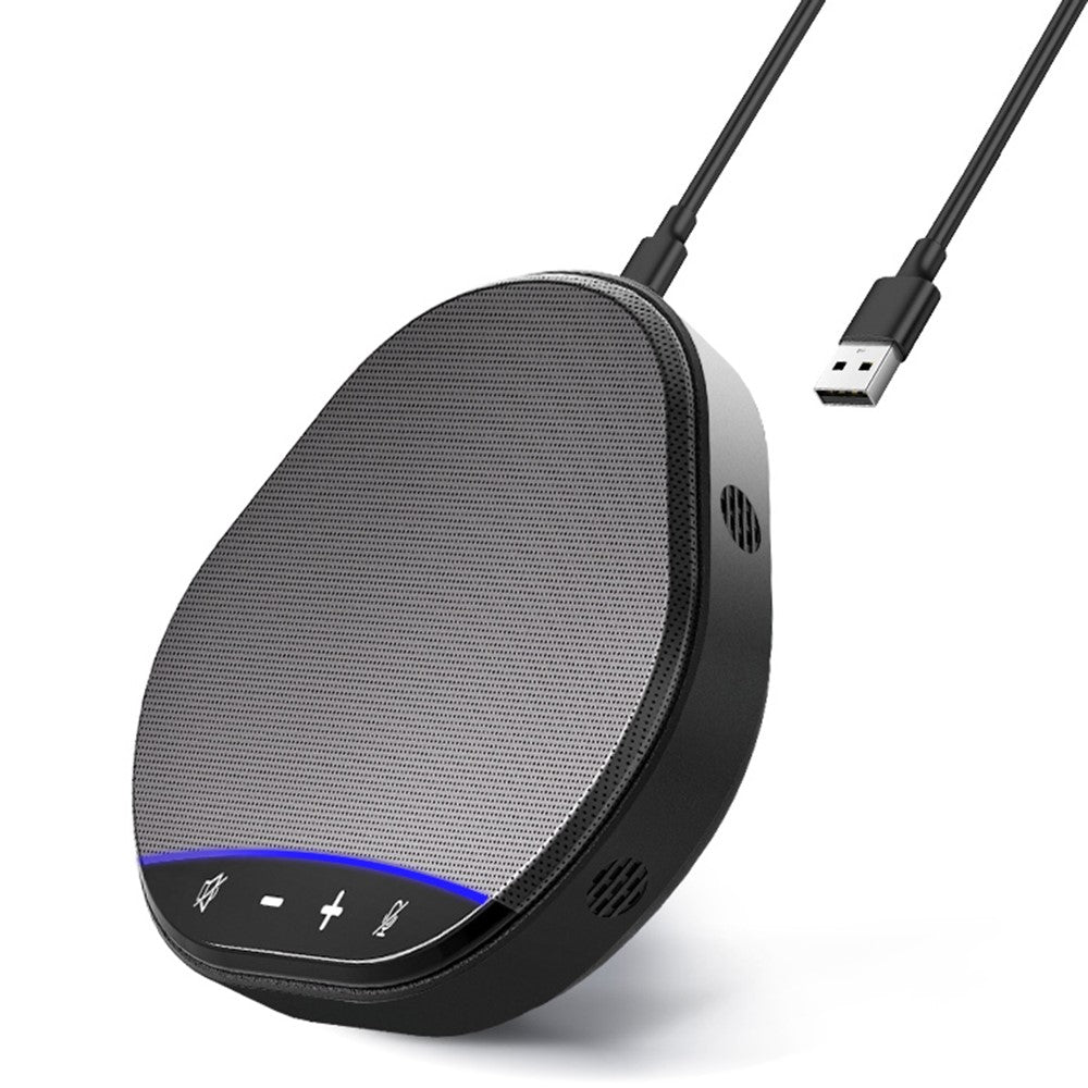 M6 USB-mikrofon för skrivbord med indikator, rundstrålande kondensatorinspelningsmikrofon